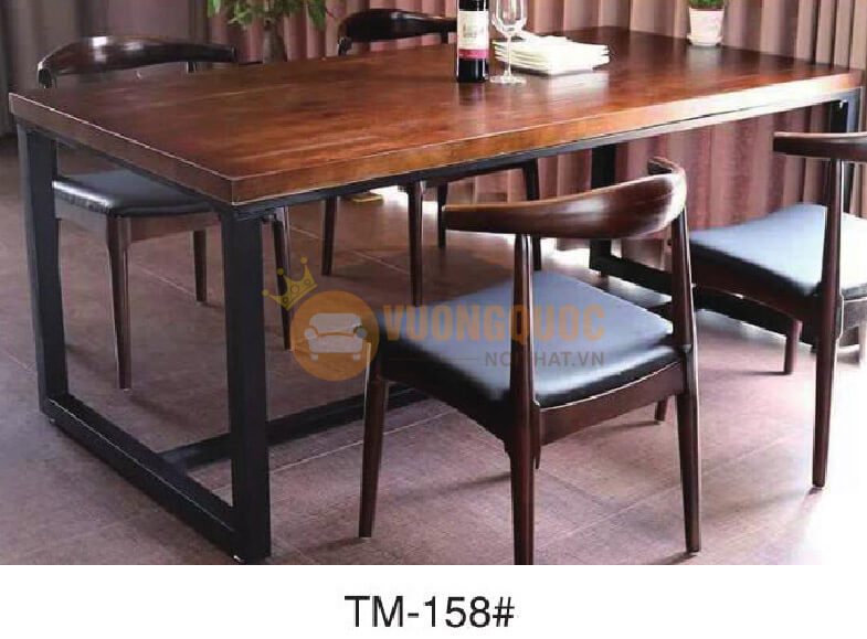 Bộ bàn ghế nhà hàng cao cấp HOY TM158-1